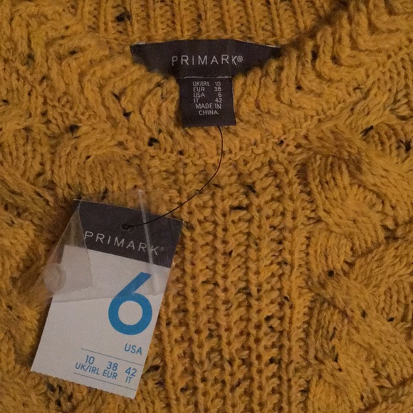 Mock Sweater Vest - Mustard - Picture 4 of 4
